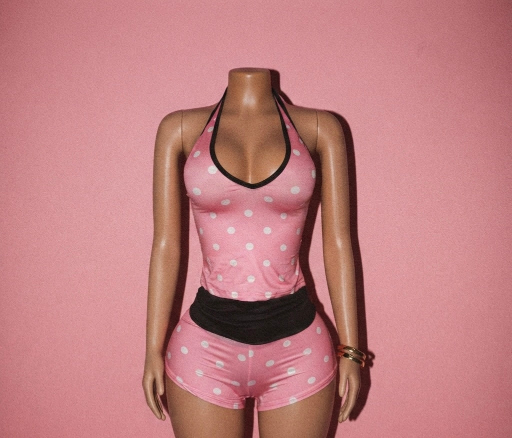 Bombshell After-Hours Polka Dot Set